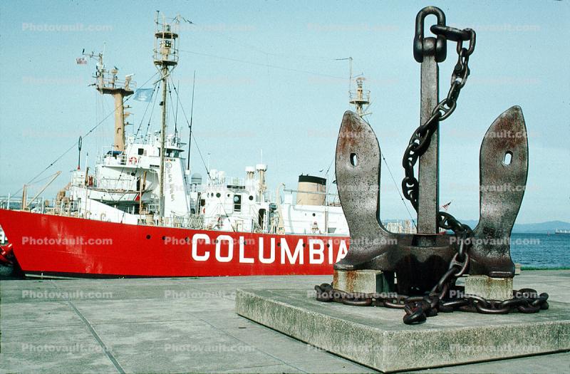 United States lightship Columbia (WLV-604), Columbia River Maritime Museum, Astoria, Oregon, West Coast, Pacific Ocean, Lightvessel