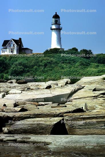 Cape Elizabeth Lighthouse, Maine, East Coast, Eastern Seaboard, Atlantic Ocean
