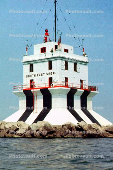 Southeast Shoal Light, Point Pelee, Ontario, Canada, Lake Erie, Great Lakes