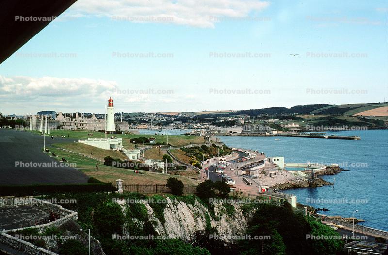1759 Eddystone Light (Smeaton's Tower), Plymouth, tapered granite tower