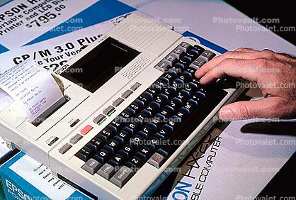 Electronic Adding Machine, Old-fashioned, keyboard, 1980s