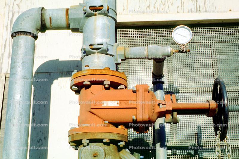 Steam Guage, Pipes, Drain Pipes, Valves