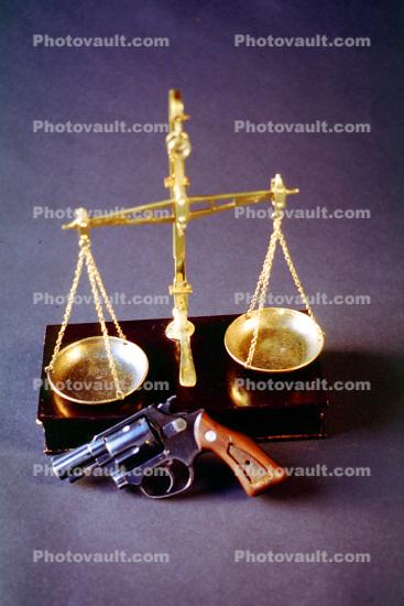 Scales of Justice, Gun Rights, Second Amendment, Pistol, Six Shooter, handgun