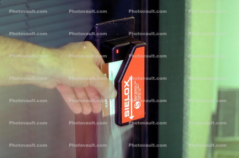 Security Card Reader, hand