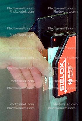 Security Card Reader, hand