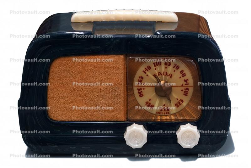 Catalin Radio, Fada Model 711 Dip-Top, 1947, 1940s