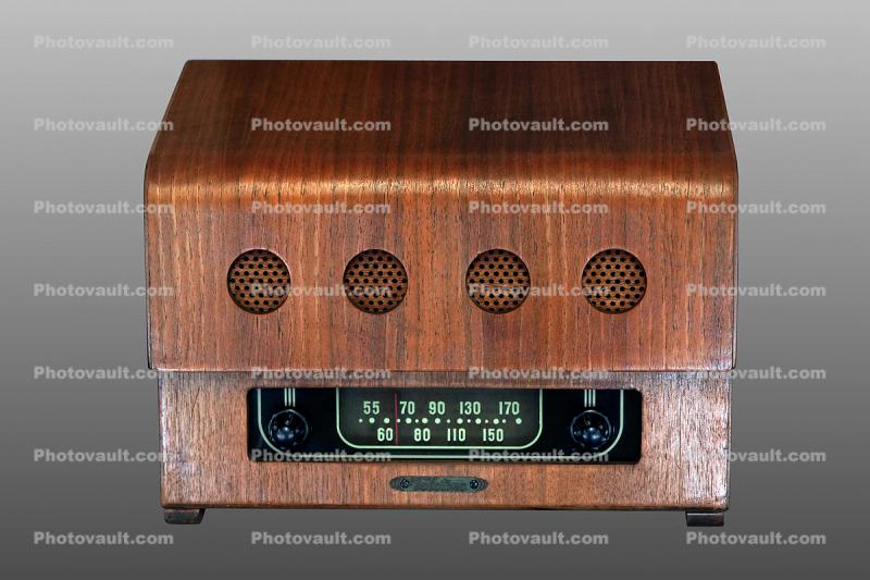Tele-Tone Radio Model 160, Plywood, wood, 1946