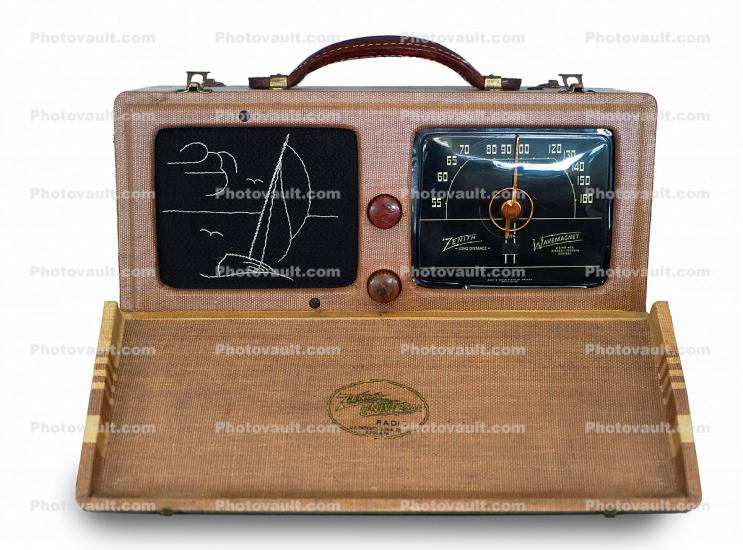 Universal 6G601, Wavemagnet Antenna, Portable Radio, 1942, 1940s