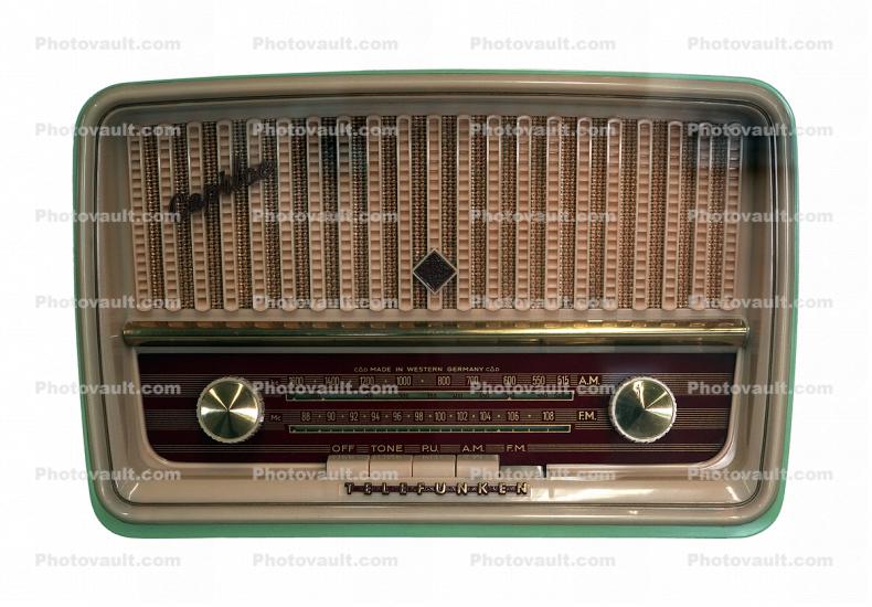 Telefunken Caprice 5051W, FM Radio Photo-object, 1962, 1960s