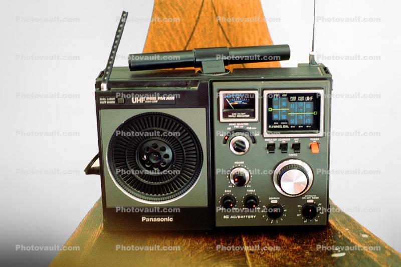 Radio, Speaker, dials, Panasonic