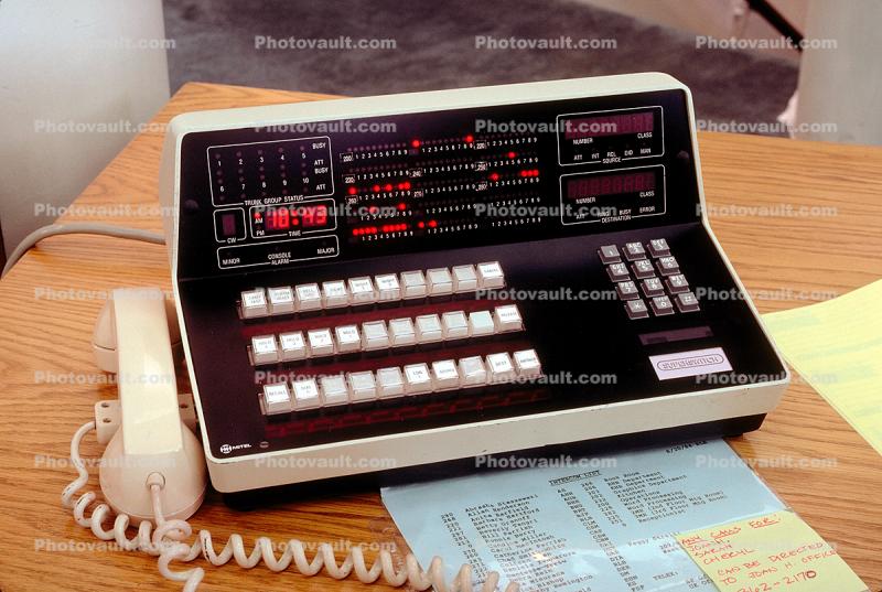 Mitel Superswitch, Switchboard, Regent Call Connect System, PABX, Console, 1980s
