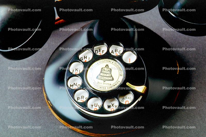 Dial Phone, Rotary, Desk Set, Old Phone, 1930s