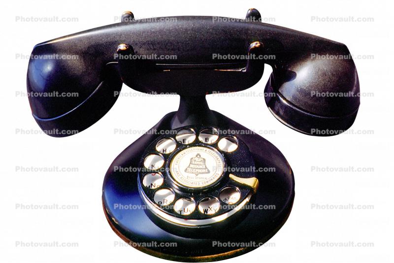 Dial Phone, Rotary, Desk Set, Old Phone, Bakelite, antique, 1930s, photo-object, object, cut-out, cutout