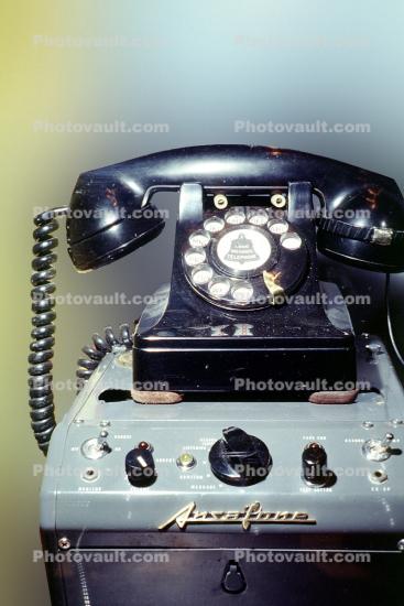 First Answering Machine, Dial, Rotary, Phone, Ansafone, Ansa-fone, 1958