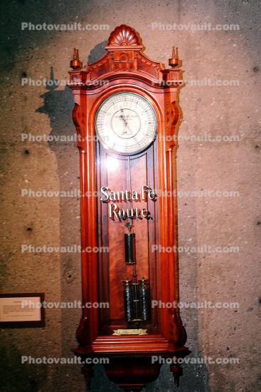 Grandfather Clock, Santa Fe Route, Santa-fe, wood