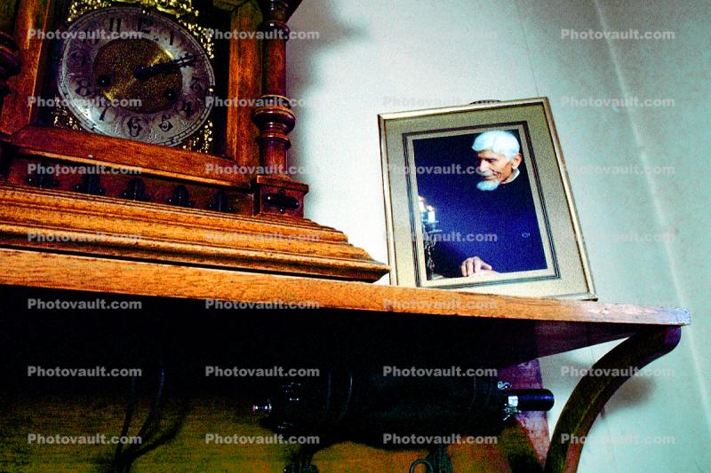 Grandfather Clock, mantle, Picture Frame, Tabriz Iran
