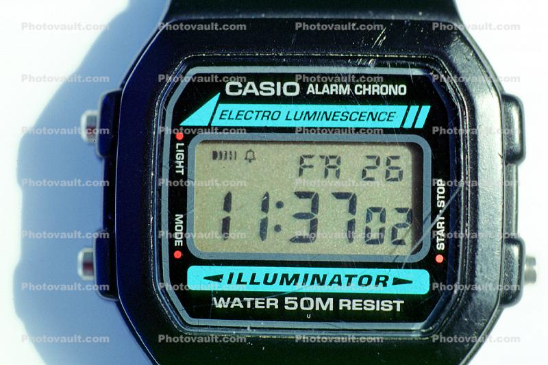 LCD wristwatch