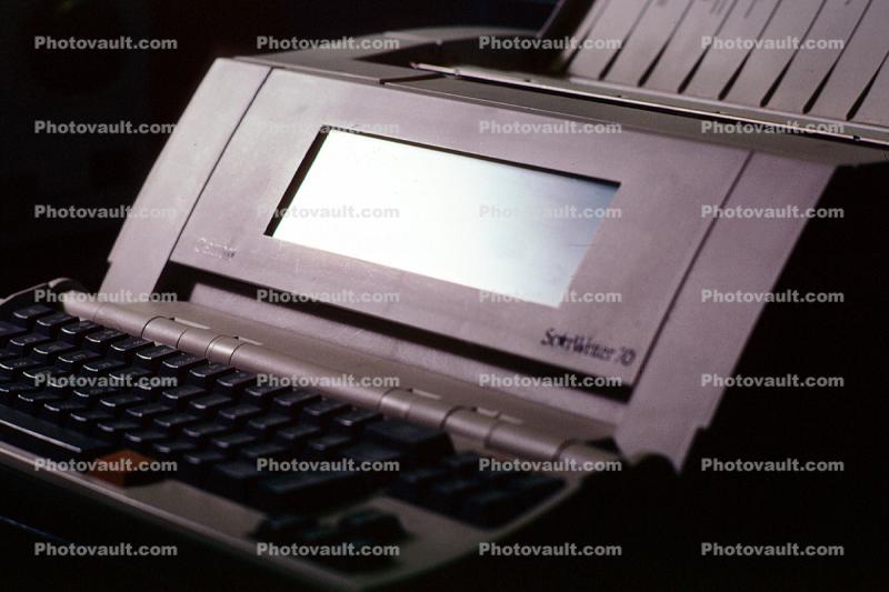 LCD Screen, typewriter