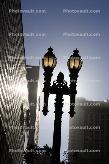 Lamps, buildings