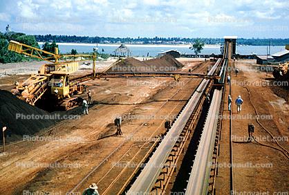 Conveyer Belt Crane, Loading Dock, Lanjut, Malaysia, 1950s
