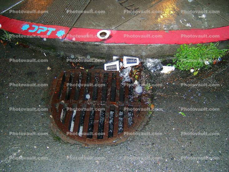 Drainage Grill, Storm Drain, Water Pollution, Contamination, Drain, water