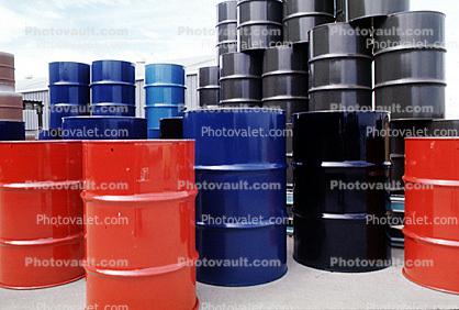 Hazmat Drums, Hazardous Materials, Business, Contaminate, Factory, Industry, Industrial pollution, Exterior, Outdoors, Outside, Poison, Poisonous, Filth, Toxic, Toxin, Pollutant