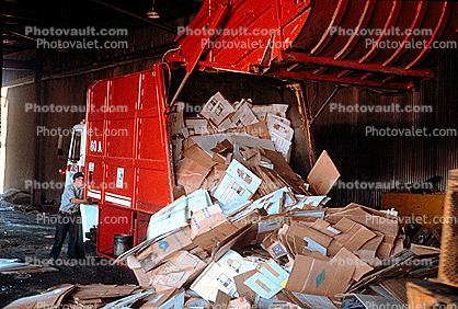 Cardboard Recycling, Garbage Truck, Dump Truck