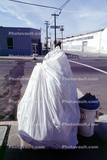 trash bag, Plastic Wrap, Christmas Tree, Fire Hydrant, Potrero Hill