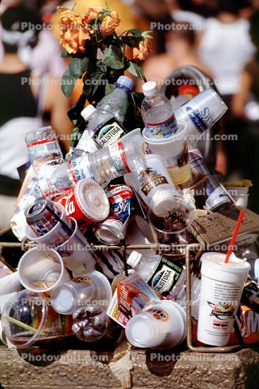 Bottles, Cans, Cups