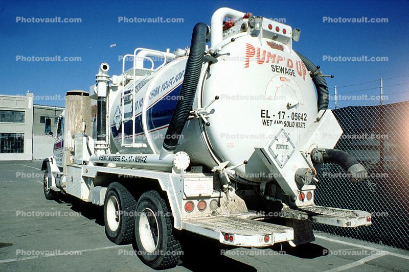 Pump'D Up, EL-17-05642, Vacuum Suction Sewage Truck