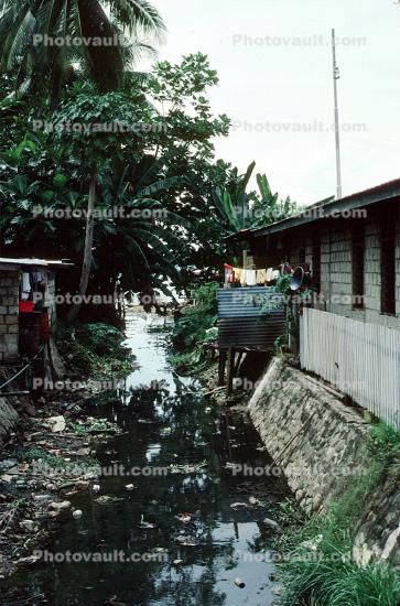 Sewage Canal, Jayapura, Papua, Indonesia