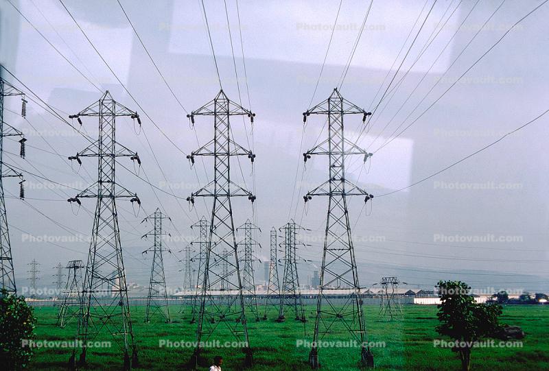 Tower, Transmission Towers, Pylons, Cables