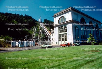 Cars, transformer, Hydroelectric, Building