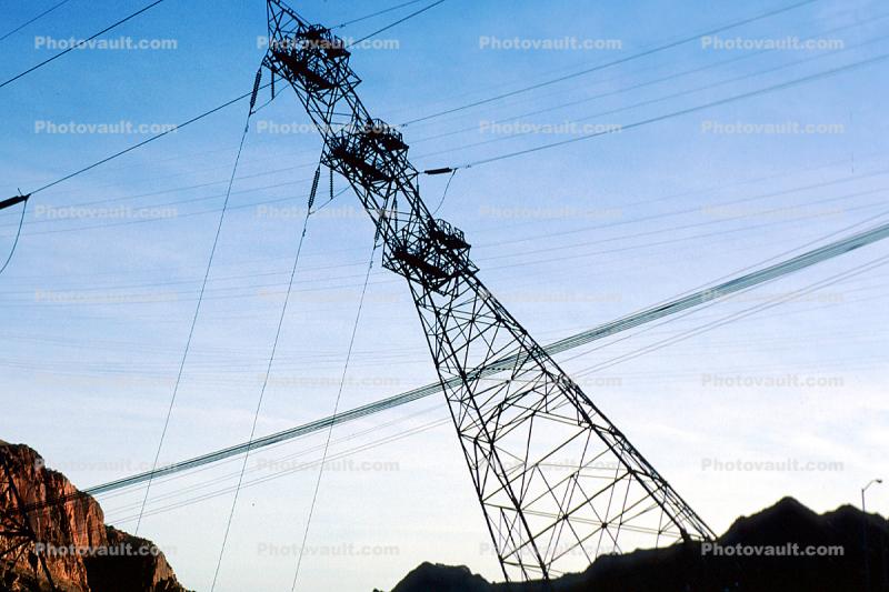 Hoover Dam, Transmission Lines, Powerline, Powerpole
