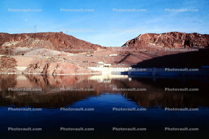 Hills, Mountains, Water Reflection at Hoover Dam