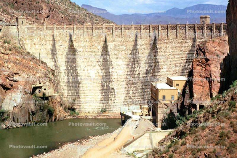 Roosevelt Dam, Vintage, 1974, 1970s