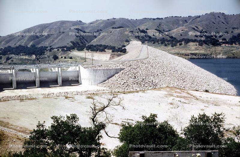 Bradbury Dam, originally named the Cachuma Dam, Santa Inez Valley, California