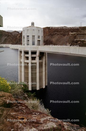 Water Intake Tower, Hoover Dam, Lake Mead