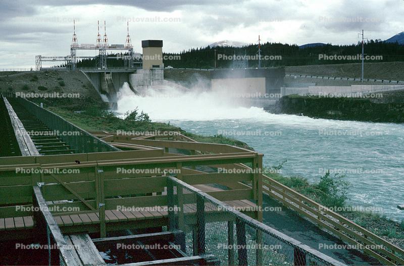 Top of the Fish Ladder, bypass, Yukon River Dam, Whitehorse