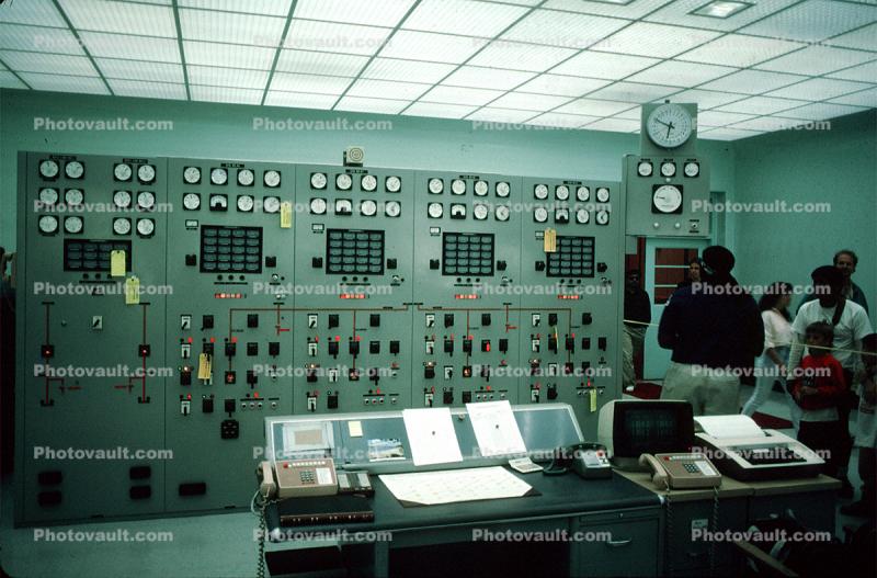 Control Room, Ross Lake Dam, June 1991