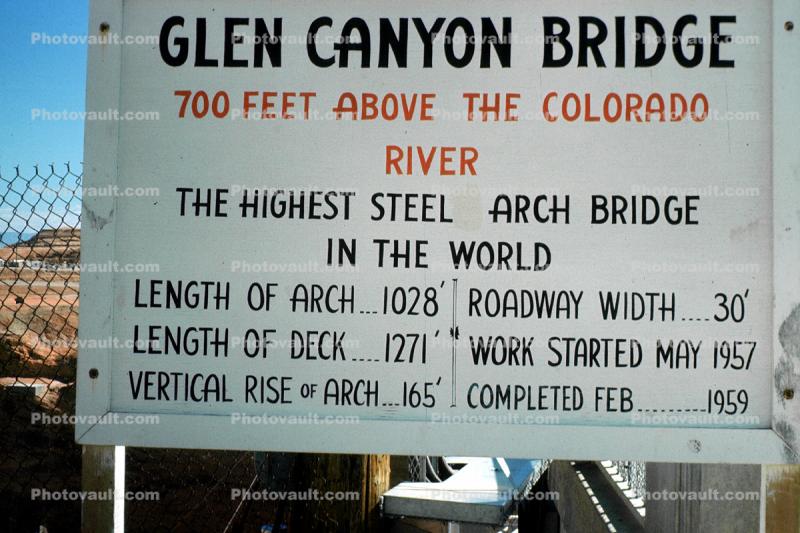 Glen Canyon Bridge, Colorado River