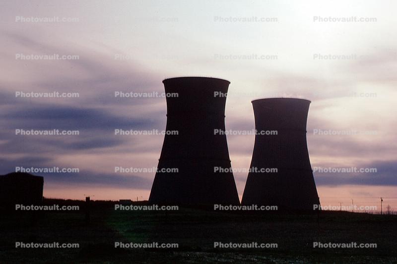 Cooling Tower, Hyperboloid Towers, Rancho Seco Nuclear Power Plant