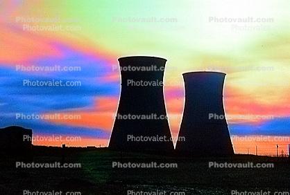 Hyperboloid Towers, Cooling Tower, Rancho Seco Nuclear Power Plant