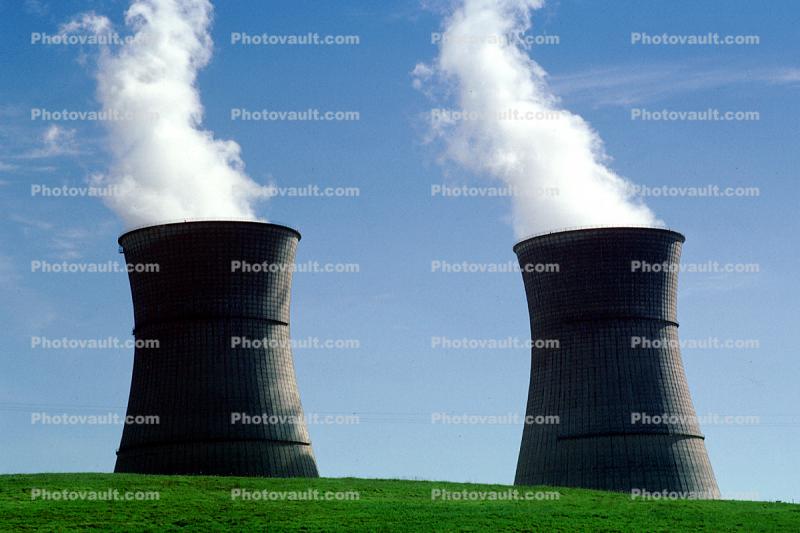 Cooling Tower, Hyperboloid Towers, Rancho Seco Nuclear Power Plant