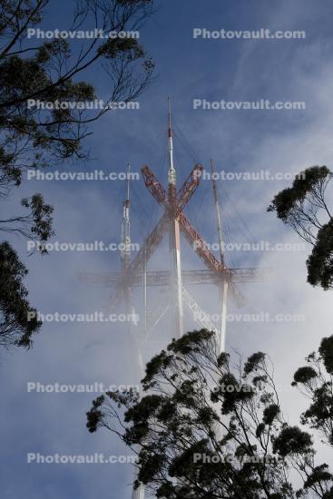 Sutro Tower, Telecommunications, telecom, Antenna, Structural system Truss tower