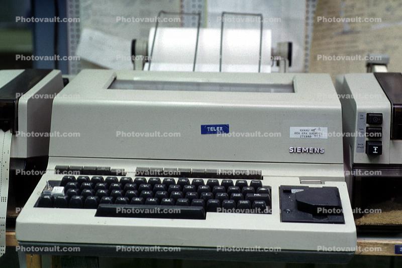 Siemens Telex, Teletype, Ham Radio Station Images, Photography, Stock  Pictures, Archives, Fine Art Prints