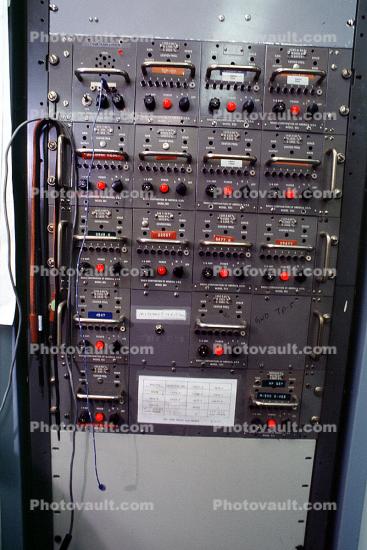 Switches, equipment rack, Ham Radio Station