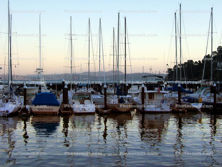 Tiburon Harbor, Docks, Boats