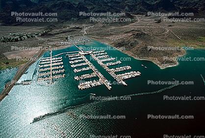 docks, harbor, Lake Mead, Boulder, Nevada