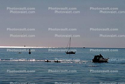 Boats at Santa Monica Bay